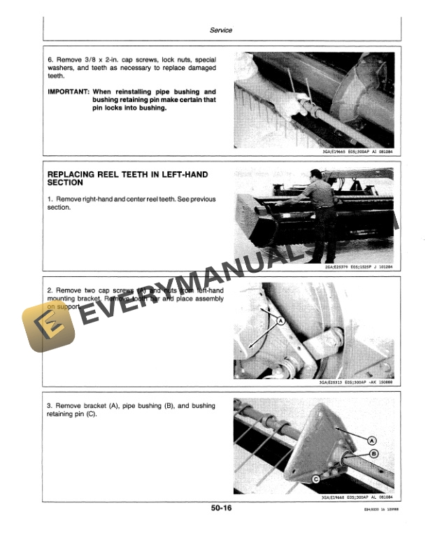 John Deere 1525 Mower Conditioner Operator Manual OME79598 3