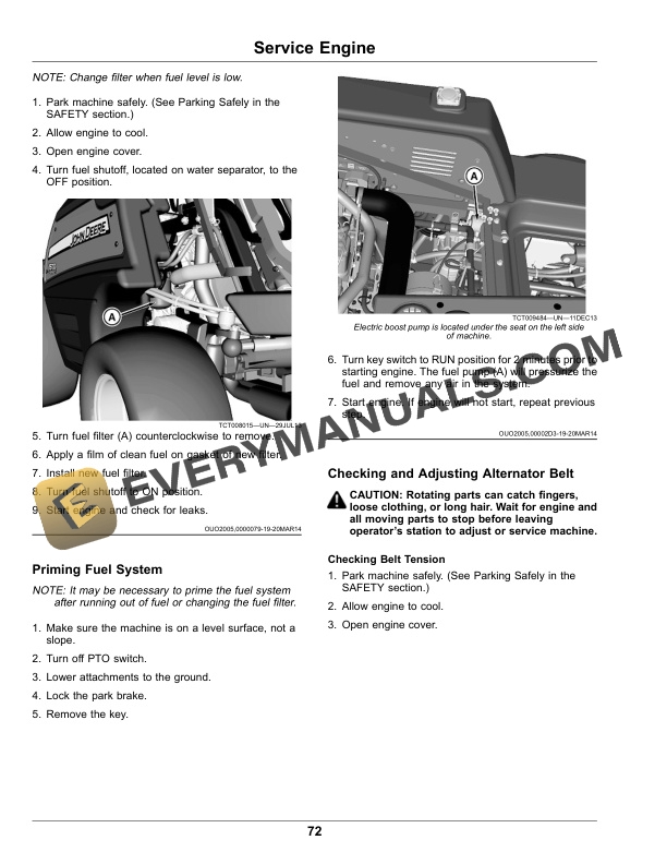 John Deere 1550 1570 1575 1580 1585 Series TerrainCut Front Mowers Operator Manual OMUC17026E 3