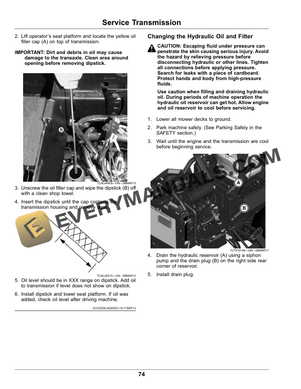John Deere 1600 Series III Turbo Wide Area Mower Serial No. 660001 Operator Manual OMUC28951E 3