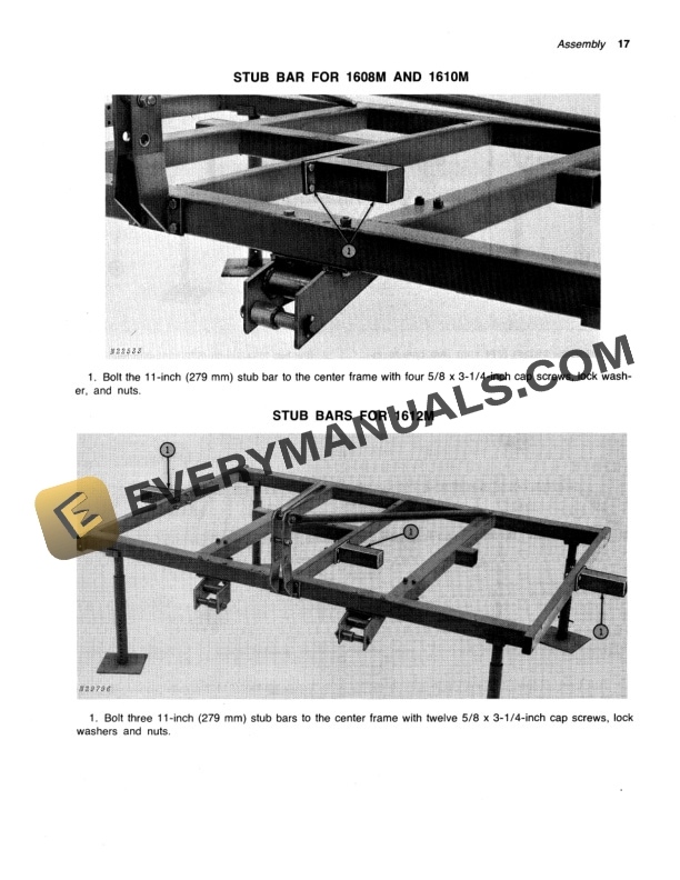 John Deere 1600M SERIES MOUNTED CHISEL PLOW Operator Manual OMN159398 3