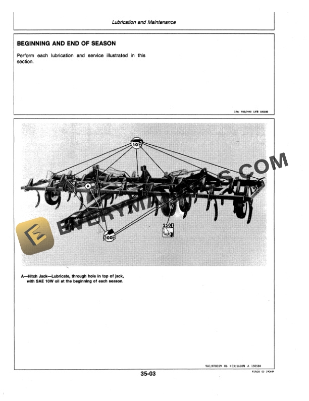John Deere 1610 SERIES DRAWN CHISEL PLOW Operator Manual OMN200034 2