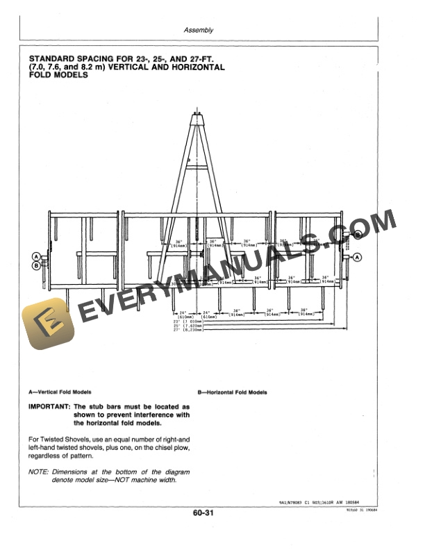 John Deere 1610 SERIES DRAWN CHISEL PLOW Operator Manual OMN200034 3