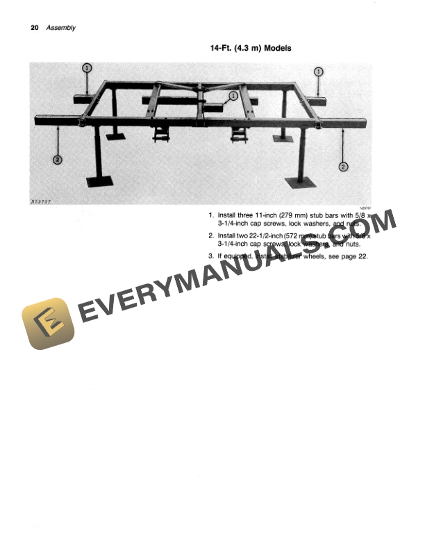John Deere 1610 Series Integral Chisel Plow Operator Manual OMN159458 3