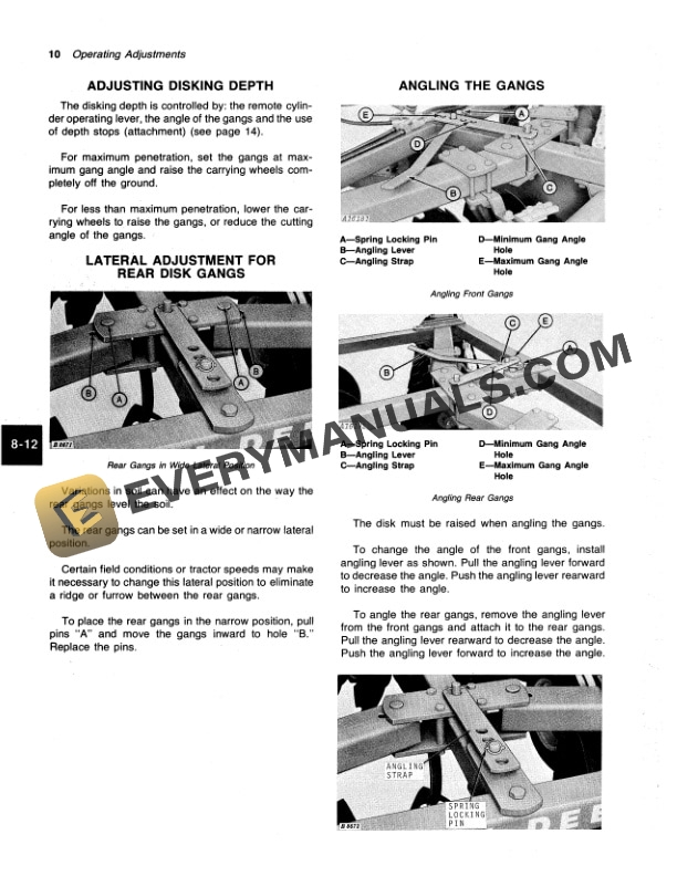 John Deere 1630 and 1640 Disks Operator Manual OMA35126 2