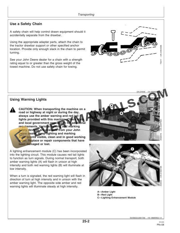 John Deere 1690 Central Commodity System Operator Manual OMA83111 2