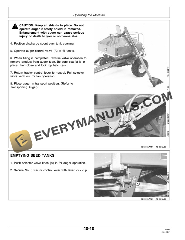 John Deere 170 and 230 Bushel 787 Air Seeding System Operator Manual OMA58178 3