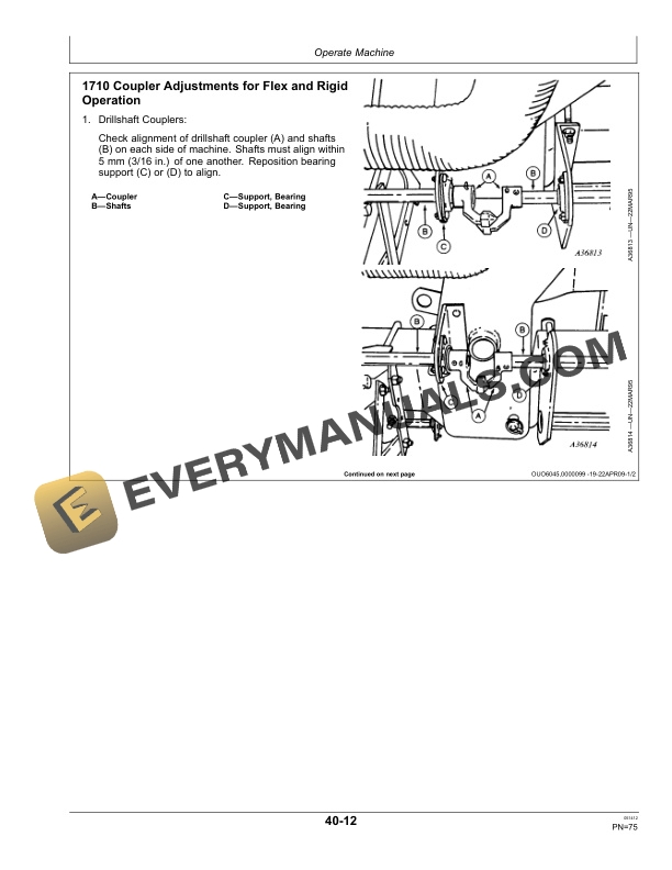 John Deere 1700, 1710, 1730 Integral Planter Operator Manual OMA93835 4 John Deere 1700, 1710, 1730 Integral Planter Operator Manual OMA93835-2