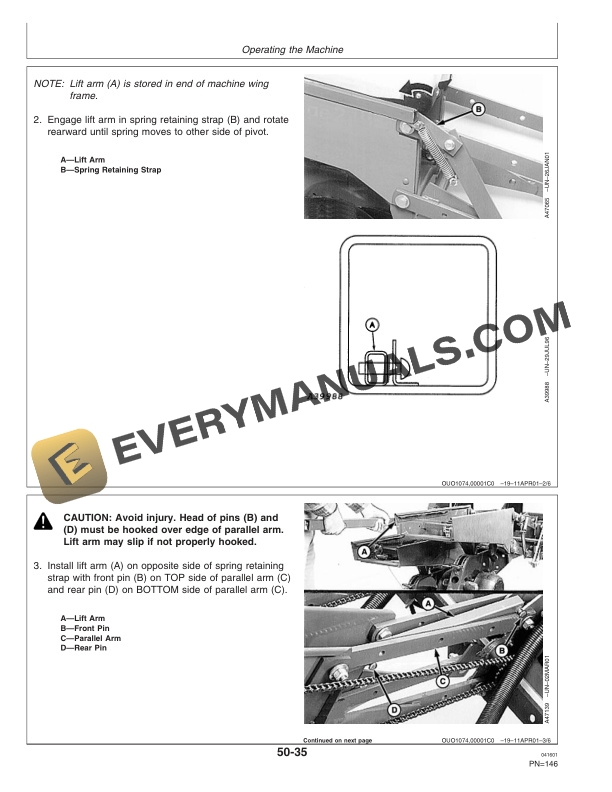 John Deere 1700 and 1730 MAXEMERGE Plus Integral Planter Operator Manual OMA69662 2