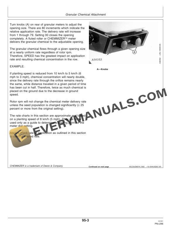 John Deere 1700 and 1730 MAXEMERGE Plus Integral Planter Operator Manual OMA69662 3