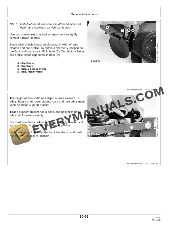 John Deere 1700 and 1730 MaxEmerge Plus Integral Planter Operator Manual OMA70299 3