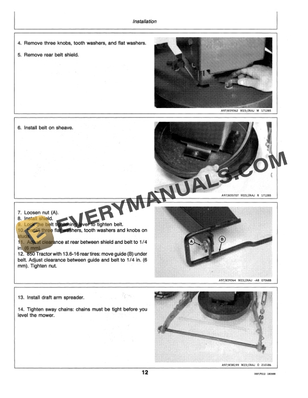 John Deere 172 ROTARY MOWER Operator Manual OMM75865 2