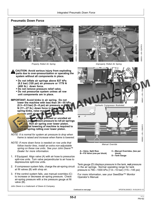 John Deere 1725, 1725 CCS MaxEmerge 5 Planter Operator Manual OMA108299 4 John Deere 1725 and 1725 CCS MaxEmerge 5 Planter Operator Manual OMA108299-2