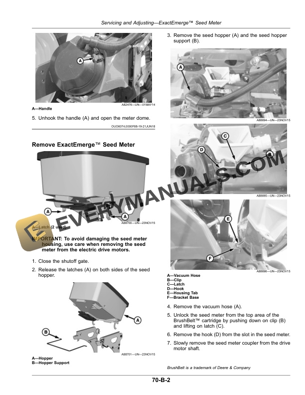 John Deere 1725NT ExactEmerge and MaxEmerge 5E Planter Operator Manual OMA120365 5 John Deere 1725NT ExactEmerge and MaxEmerge 5e Planter Operator Manual OMA120365-3