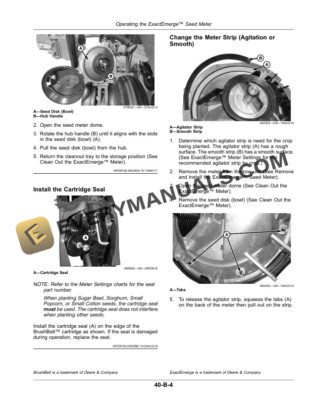 John Deere 1725NT ExactEmerge and MaxEmerge 5E Planter Operator Manual OMA125910 4 John Deere 1725NT ExactEmerge and MaxEmerge 5e Planter Operator Manual OMA125910-2