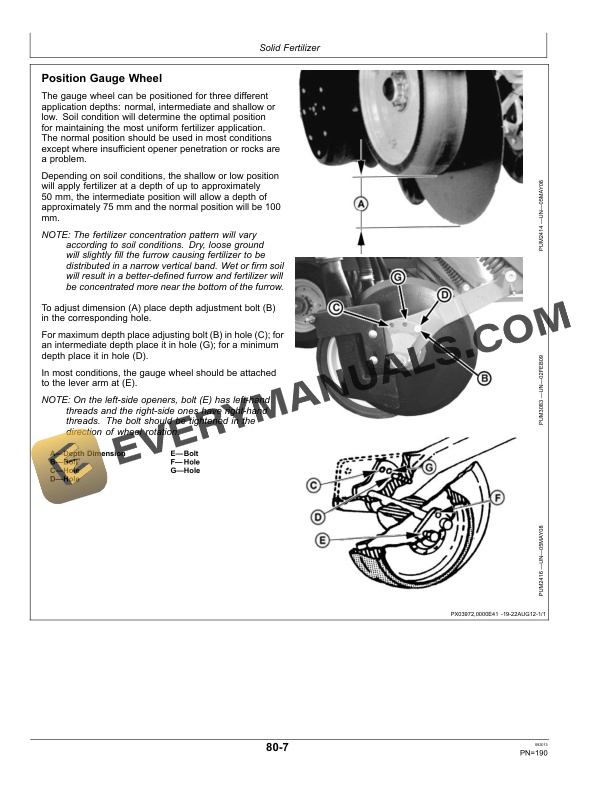 John Deere 1745 Planter Operator Manual OMP74907 5 John Deere 1745 Planter Operator Manual OMP74907-3