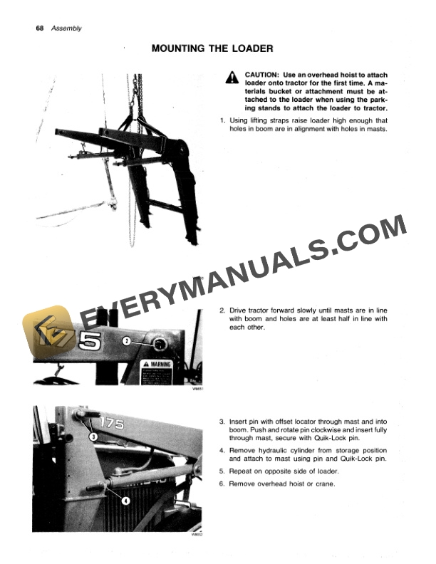 John Deere 175 Farm Loader Operator Manual OMW28507 3