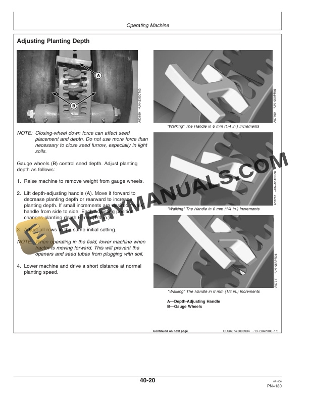 John Deere 1750 1770 12R 1780 Planter Operator Manual OMA84641 2