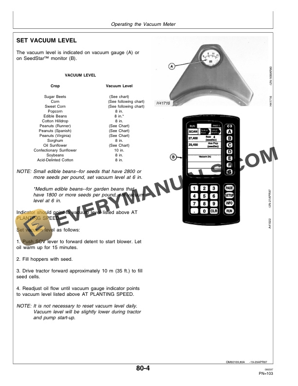 John Deere 1750 MaxEmerge Plus Drawn Conservation 4 Operator Manual OMA60111 2