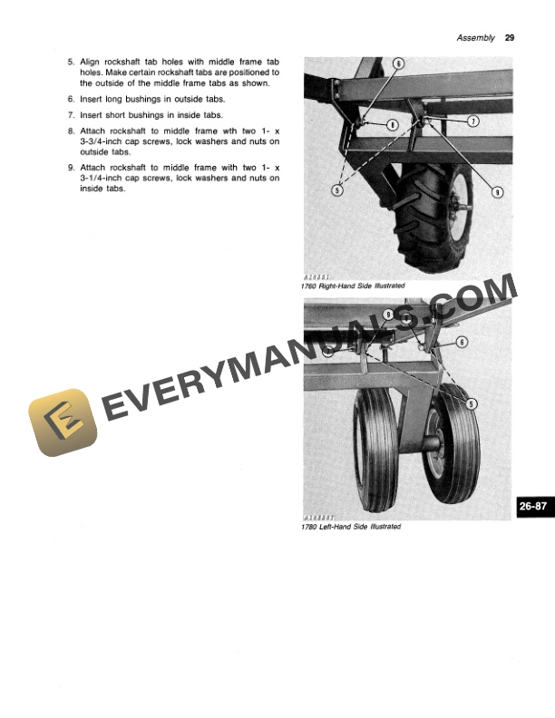 John Deere 1760 AND 1780 ROD WEEDERS Operator Manual OMGA11518 2