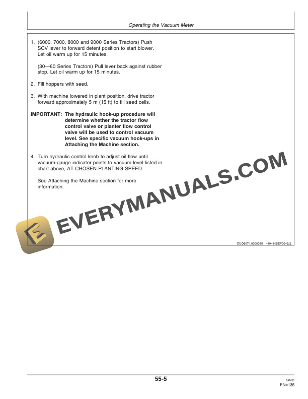 John Deere 1770 Front Fold MAXEMERGE PLUS Drawn Conservation PLANTER 12 Operator Manual OMA69681 2