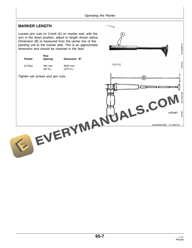 John Deere 1770 Front Fold MaxEmerge Plus Drawn Conservation 24 Operator Manual OMA60119 2