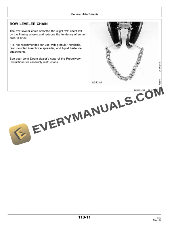 John Deere 1770 Front Fold MaxEmerge Plus Drawn Conservation 24 Operator Manual OMA62491 3