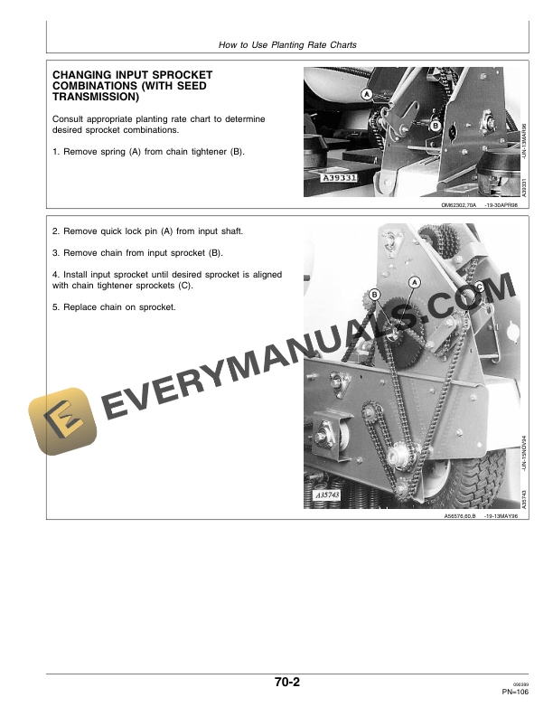 John Deere 1770 Front Fold MaxEmerge Plus Drawn Conservation Planter 12 Operator Manual OMA64340 2