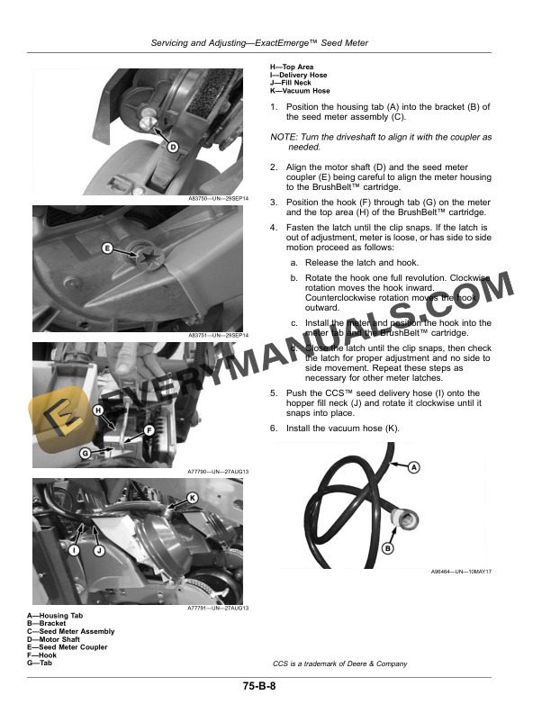 John Deere 1775NT ExactEmerge and MaxEmerge 5E Planter Operator Manual OMA126108 5 John Deere 1775NT ExactEmerge and MaxEmerge 5e Planter Operator Manual OMA126108-3