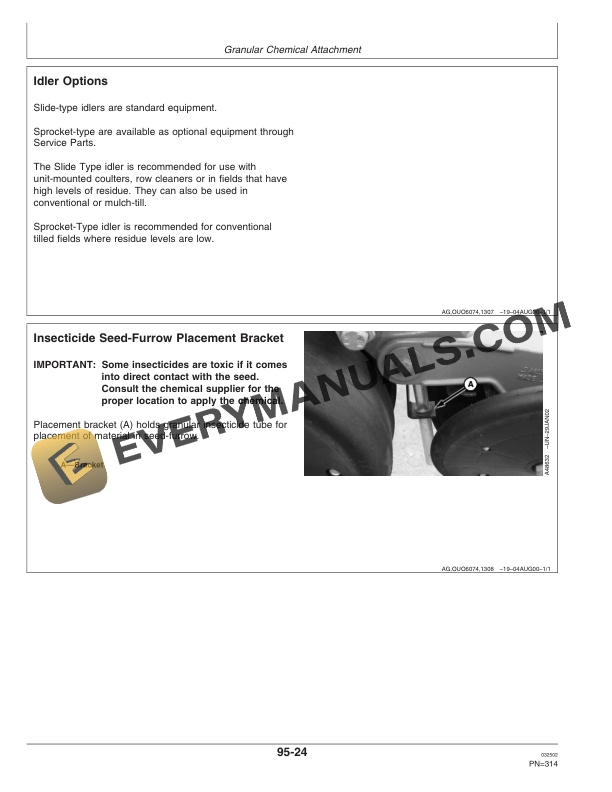 John Deere 1780 Front Fold 1223 Row 15 In. and 16 Row 22 In. Planter Operator Manual OMA72774 3