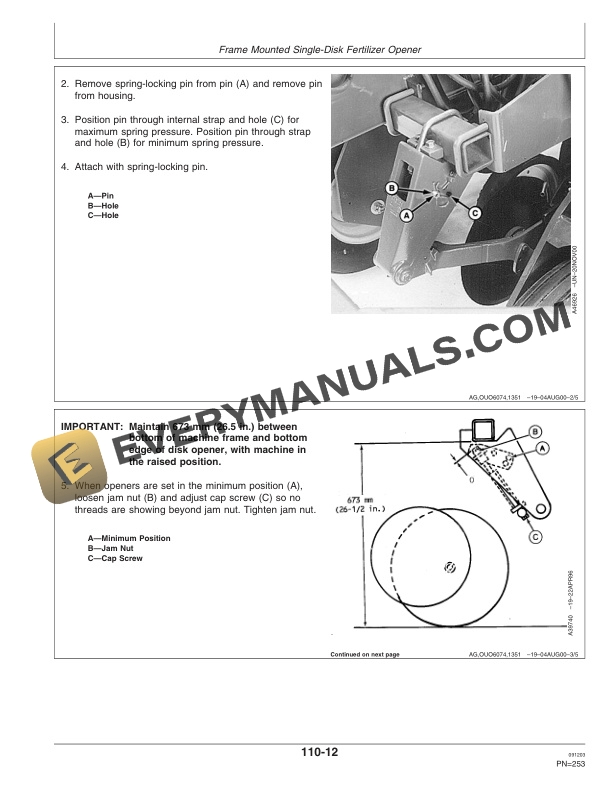 John Deere 1790 Front Fold Planter Operator Manual OMA74223 3