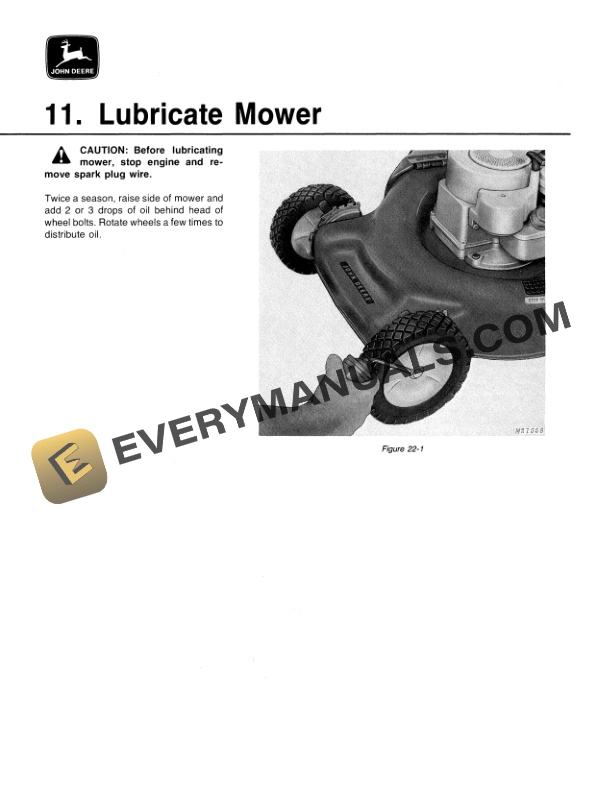 John Deere 18 AND 20 INCH ROTARY MOWERS Operator Manual OMM81529 3