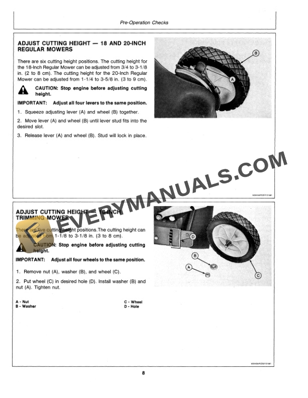 John Deere 18 AND 20 INCH ROTARY MOWERS Operator Manual OMM83327 2