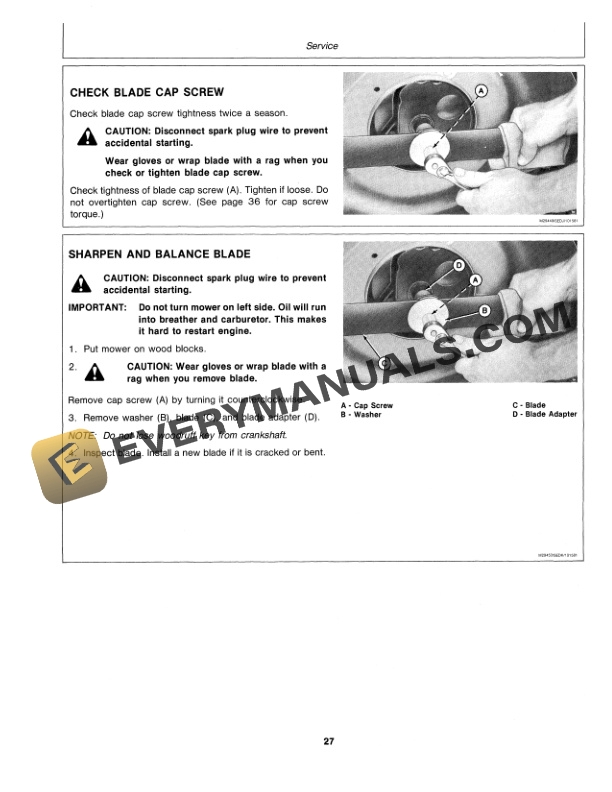 John Deere 18 AND 20 INCH ROTARY MOWERS Operator Manual OMM83327 3