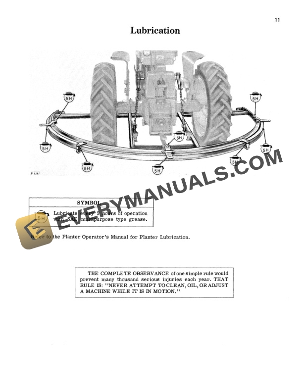 John Deere 18 INTEGRAL PLANTER HITCH Operator Manual OMB25403 3