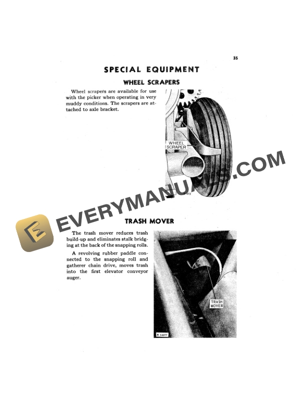 John Deere 18 One Row Corn Picker Operator Manual OMN159076 3