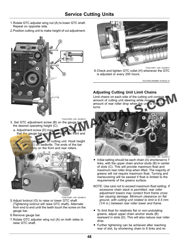 John Deere 180 E-Cut, 220 E-Cut Hybrid Walk Greens Mower Operator Manual OMUC33545 5 John Deere 180 E-Cut and 220 E-Cut Hybrid Walk Greens Mower Operator Manual OMUC33545-3