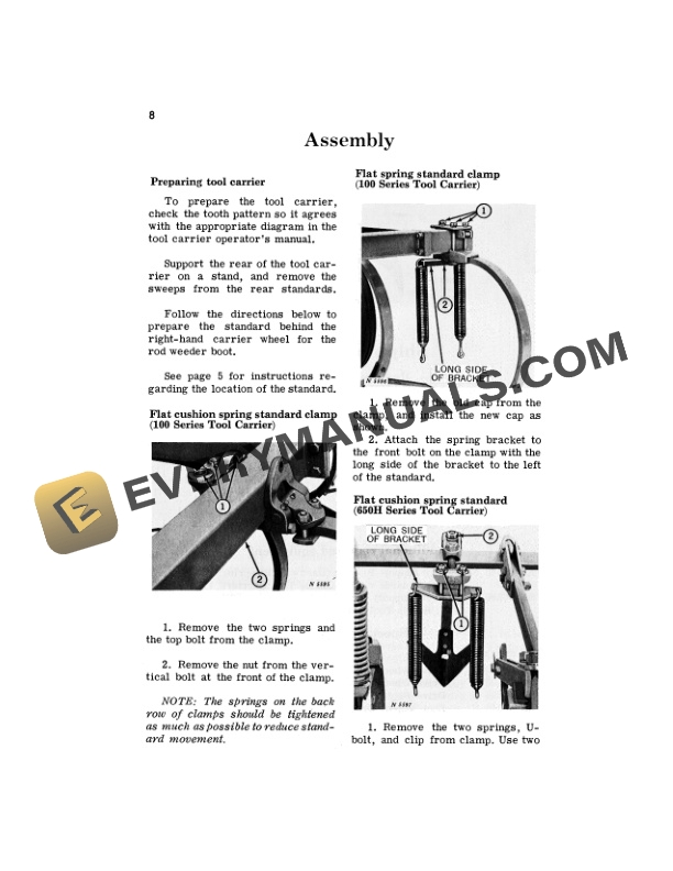 John Deere 180 Series Rod Weeder Attachment for Tool Carrier Operator Manual OMN97589N 3