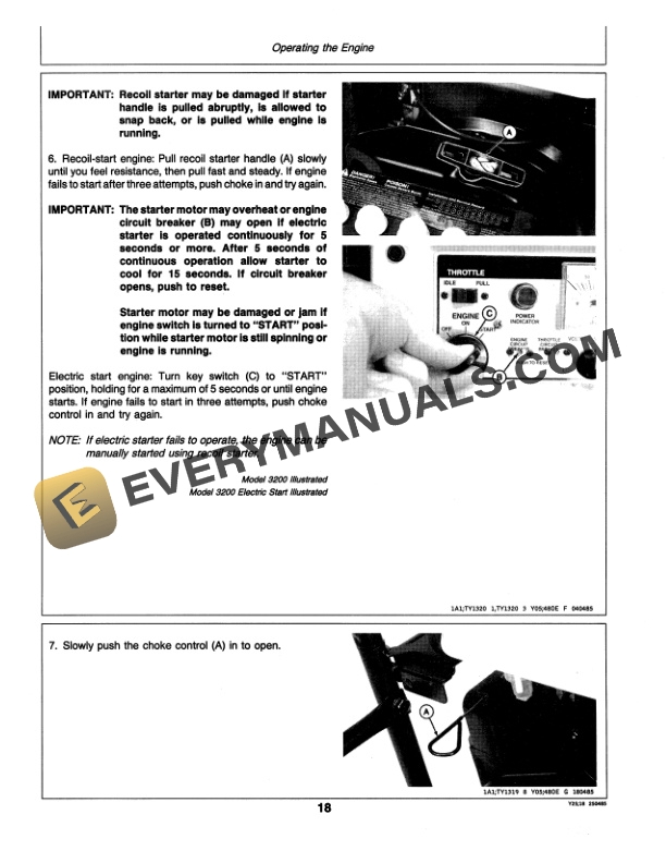 John Deere 1800 2300 and 3200 Portable Generators Operator Manual OMTY20764 2