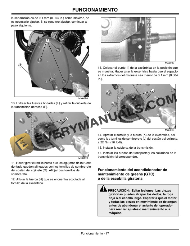 John Deere 180C, 220C, 260C Walk-Behind Greensmower Operator Manual OMTCU22823 5 John Deere 180C, 220C and 260C Walk-Behind Greensmower Operator Manual OMTCU22823-3