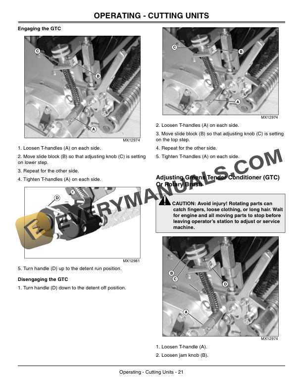John Deere 180C, 220C, 260C Walk Greens Mower Operator Manual OMTCU28063 4 John Deere 180C, 220C and 260C Walk Greens Mower Operator Manual OMTCU28063-2