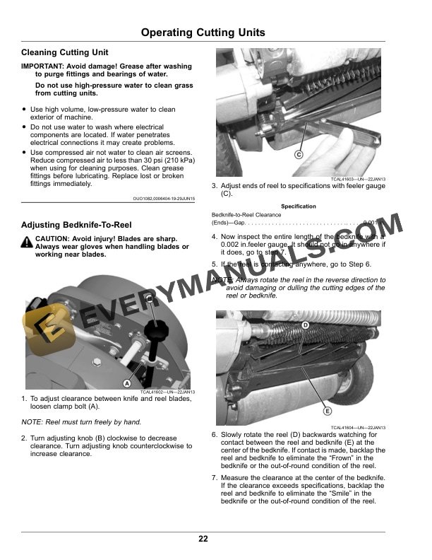 John Deere 180SL, 220SL, 260SL PrecisionCut Walk Greens Mower Operator Manual OMUC29995 4 John Deere 180SL, 220SL, and 260SL PrecisionCut Walk Greens Mower Operator Manual OMUC27589-2