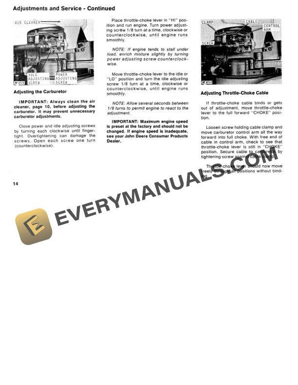 John Deere 19 21 Rotary Mowers Operator Manual OMM44455 3