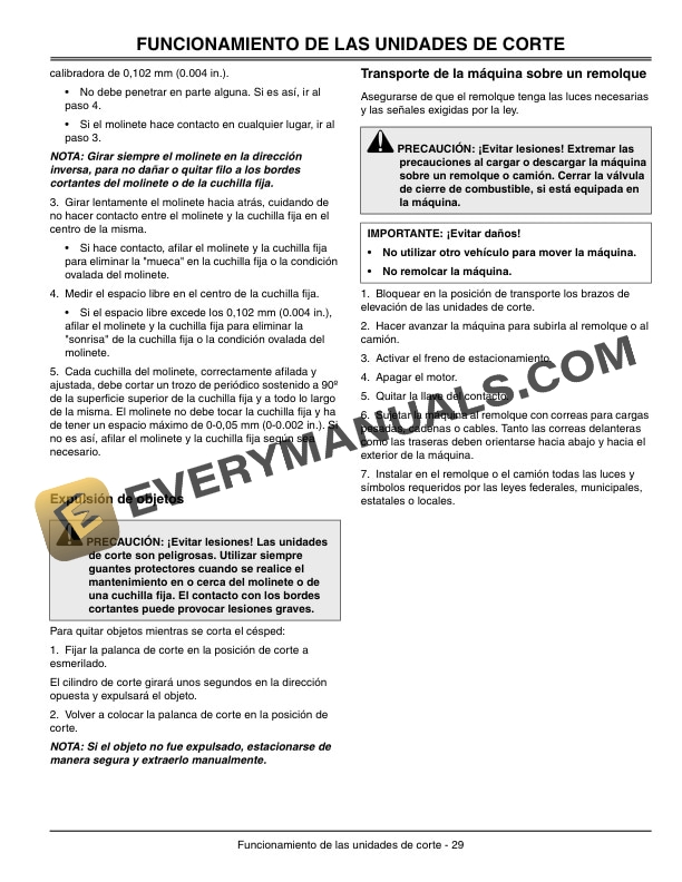 John Deere 1905 Large Area Reel Mower Operator Manual OMDMU21001 3