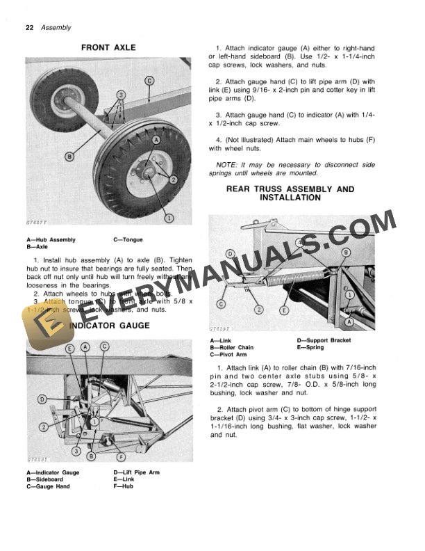 John Deere 1930 1935 AND 1940 LAND LEVELERS Operator Manual OMGA10480 3