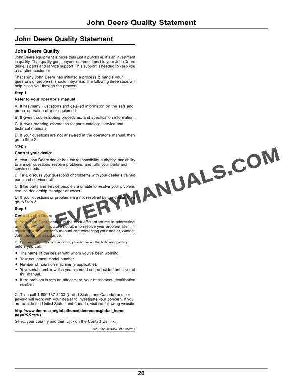 John Deere 2-Bag Material Collection System For 42, 48 Inch Edge Mower Decks Operator Manual OMUC18486 4 John Deere 2-Bag Material Collection System for 42 Operator Manual OMUC18486-2