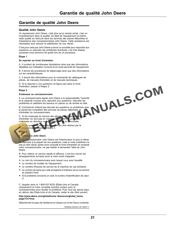 John Deere 2-Bag Material Collection System For 42, 48 Inch Edge Mower Decks Operator Manual OMUC18486 5 John Deere 2-Bag Material Collection System for 42 Operator Manual OMUC18486-3