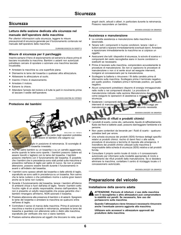 John Deere 2-Bag Material Collection System For 42, 48 Inch Edge Mower Decks Operator Manual OMUC18487 5 John Deere 2-Bag Material Collection System for 42 Operator Manual OMUC18487-3