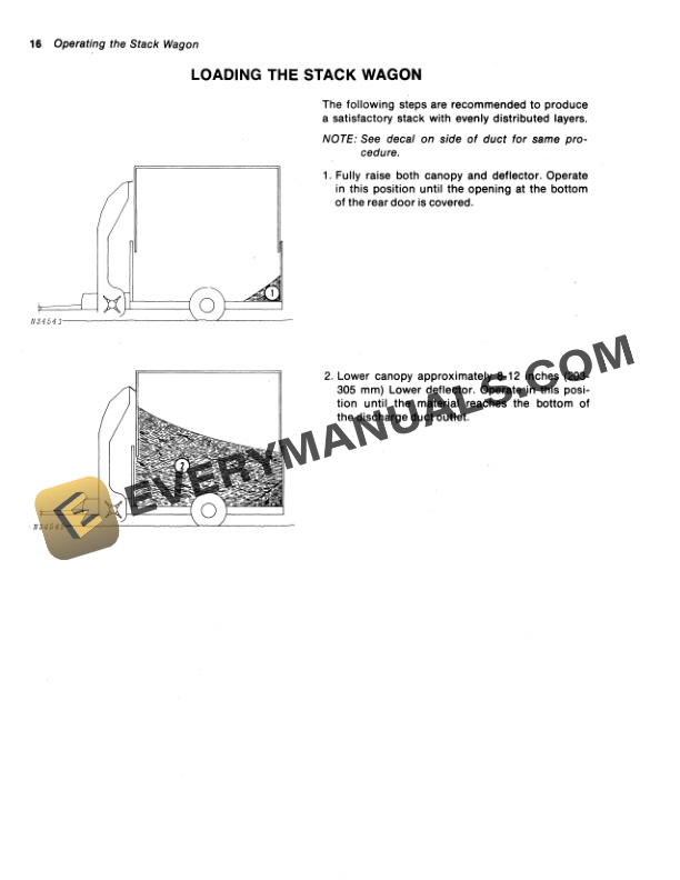 John Deere 200 STACK WAGON Operator Manual OMN159506 2