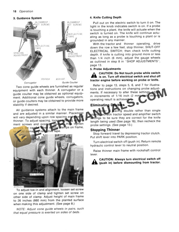 John Deere 200 SYNCHRONOUS THINNER Operator Manual OMN159342 2