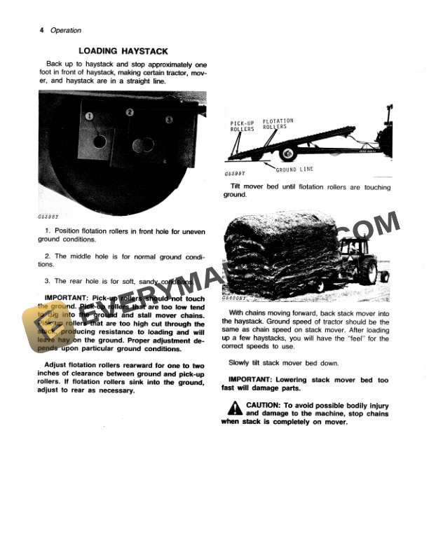 John Deere 200 Stack Mover Operator Manual OMGA10387 2